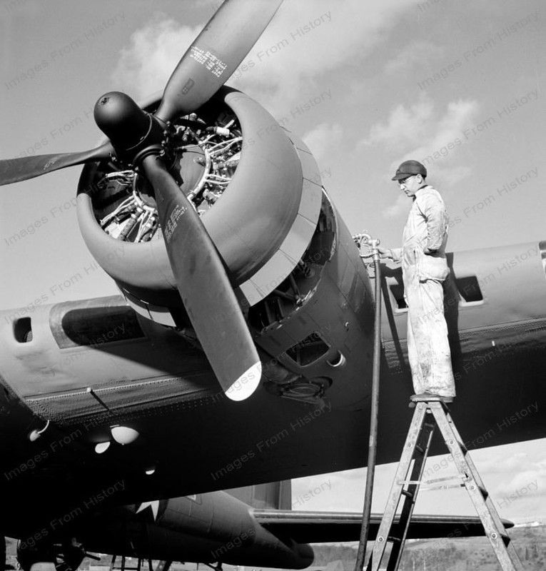 8x10 Print Boeing B-17 Flying Fortress Bomber 1942 #8D35276a