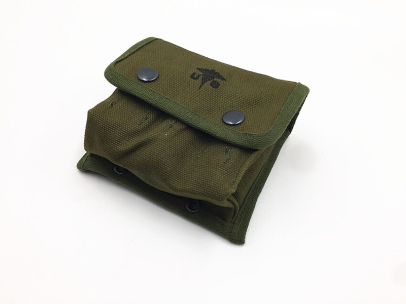 WW2 US MILITARY ARMY M2 M1945 GUNGLE FIELD FIRST AID KIT POUCH BAG WITH ICON gallery