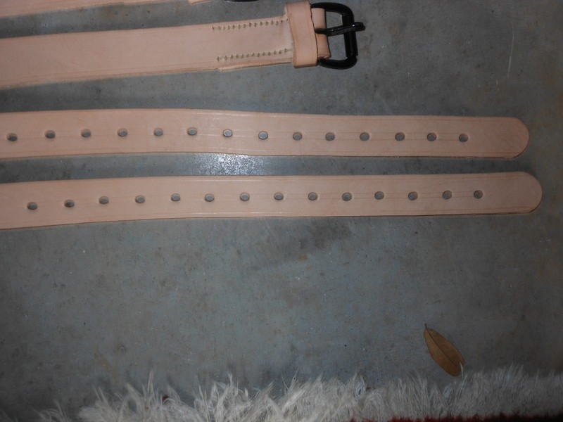 M3A4 Handcart Leather Straps for Cart with M1917A1, made in Alabama gallery