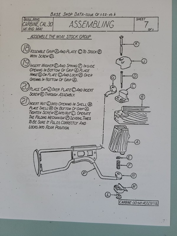 WWll Carbine, Cal. .30, M1 & M1A1 Rifle Rock Island Arsenal 1942 "Reprint" gallery