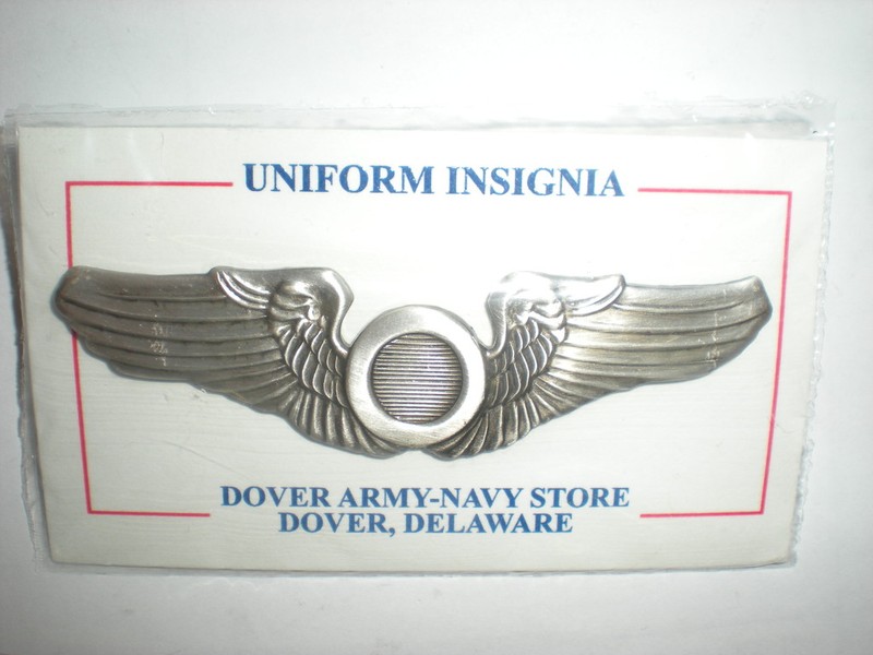 USAAF us army WWII OBSERVER WINGS - FULL SIZE (REPRODUCTION)