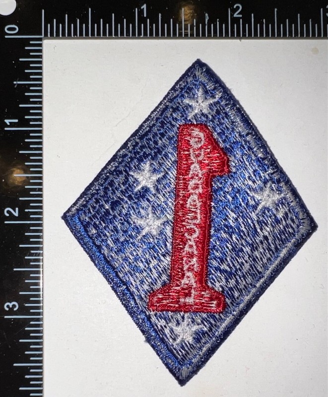 REPRODUCTION WWII 1st USMC US Marine Corps Division Guadalcanal Patch gallery