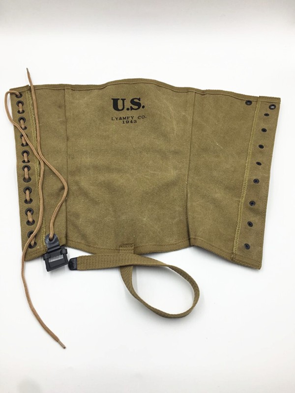 WW2 WWII US Army 1943 Soldier Leggings Or Puttee Soldier Canvas MILITARY gallery
