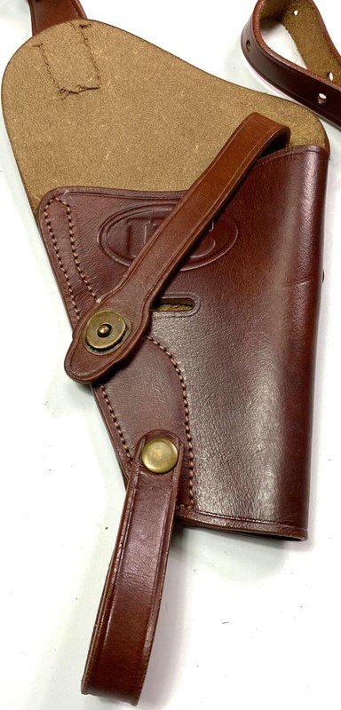 WWII US .38 PISTOL M3 SHOULDER HOLSTER- RUSSET BROWN gallery