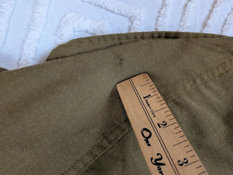 Reproduction WHAT PRICE GLORY WW2 Army Wool Field Shirt Mens XXL 19x36 100% Wool gallery