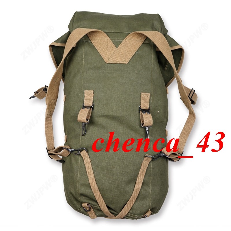 M1943 Outdoor Reproduction Backpack WWII US Army Canvas 10th Mountain Field Pack gallery