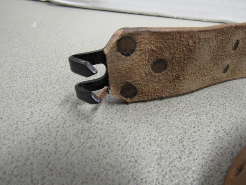 WW2 US M1907 Leather Sling Marked MILSCO 1944 Reproduction M1 Garand M1903A3 gallery