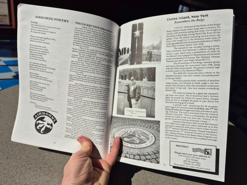 17th Airborne Division WWII News Bulletin Book Booklet 2002 Issue 116 Pages gallery