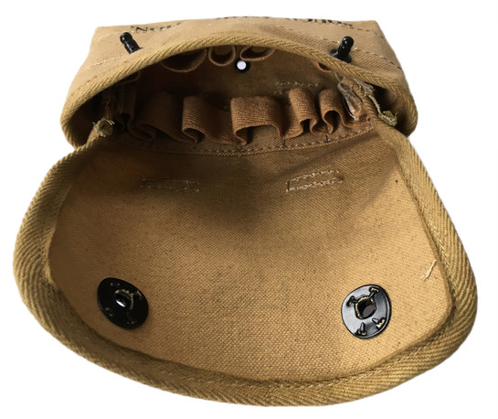 U.S. WWII Shotgun Shell Pouch Khaki gallery