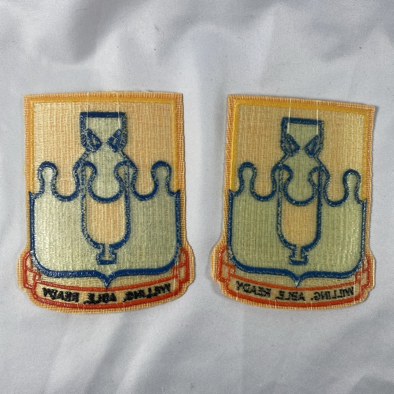 WWII Emblems Of Air War Patch 43rd Bombardment Group Patch Lot of 2 gallery