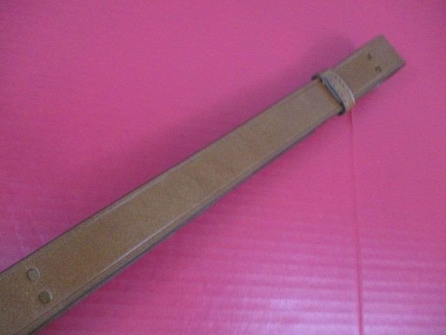 WWII US ARMY M1907 Leather Sling for M1 Garand Rifle - Dated 1942 - Reproduction gallery