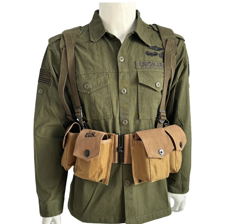 WW2 US Army Replica Tool Bag 6 Cell Pouch Tactical Pouch B.A.R.Pocket MollePouch gallery