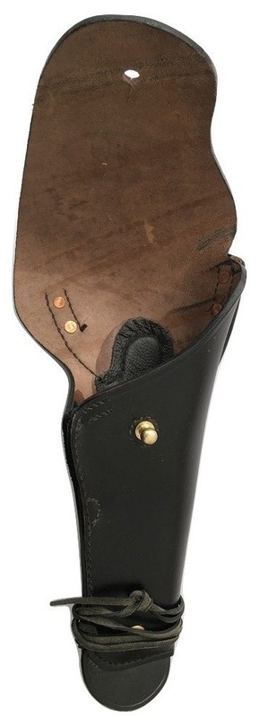 U.S. WWII M1911 .45cal Black Leather Hip Colt Holster Embossed US-Black gallery