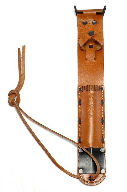 U.S. WWII M3 FIGHTING KNIFE & M6 LEATHER SCABBARD gallery