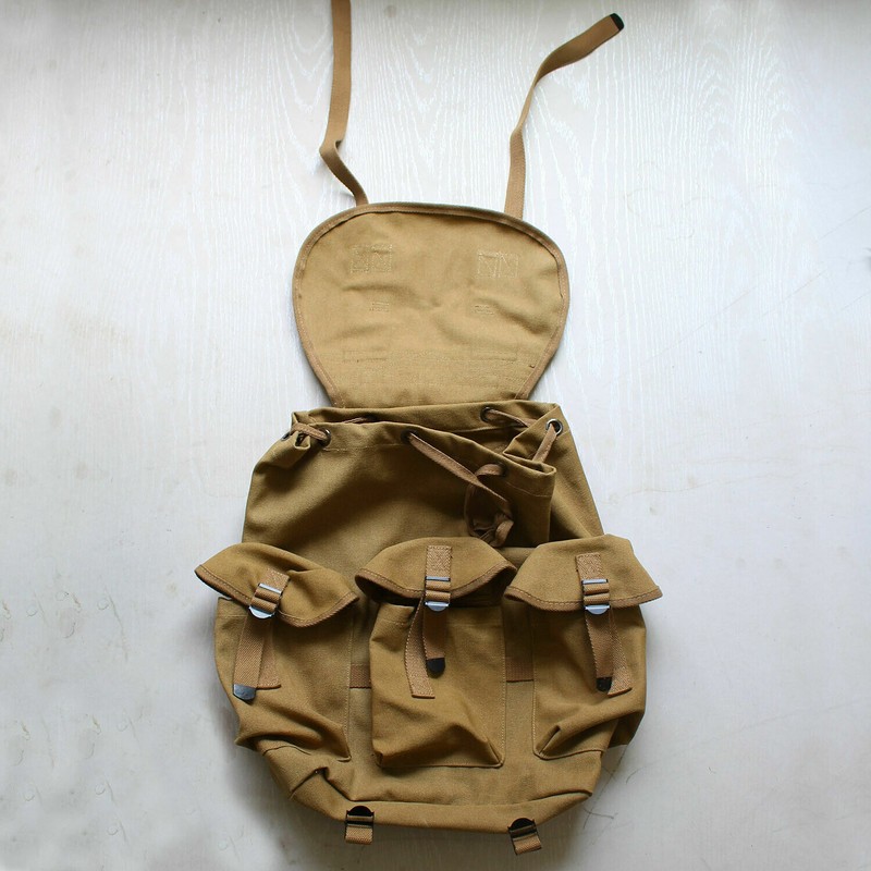 WWII US Model.Haversack Canvas Field Bag Army Backpack Large gallery