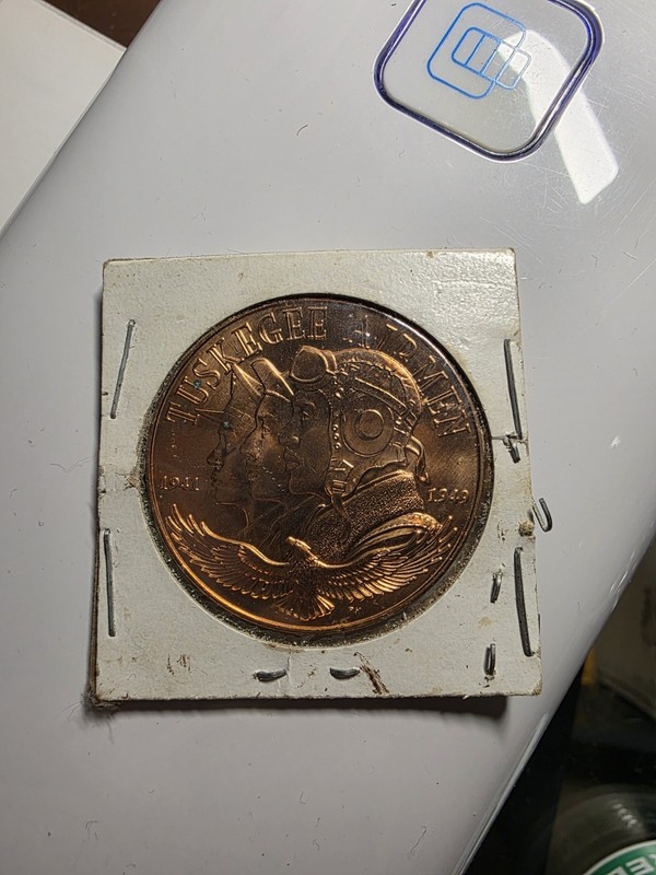 Tuskegee Airmen WW II US Mint Bronze Medal 1.5 inch Diameter