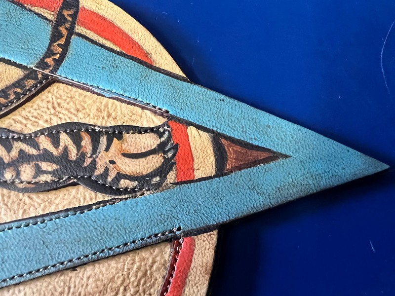 A.V.G. FLYING TIGERS 23RD FTR. GRP. LAYERED LEATHER PATCH gallery