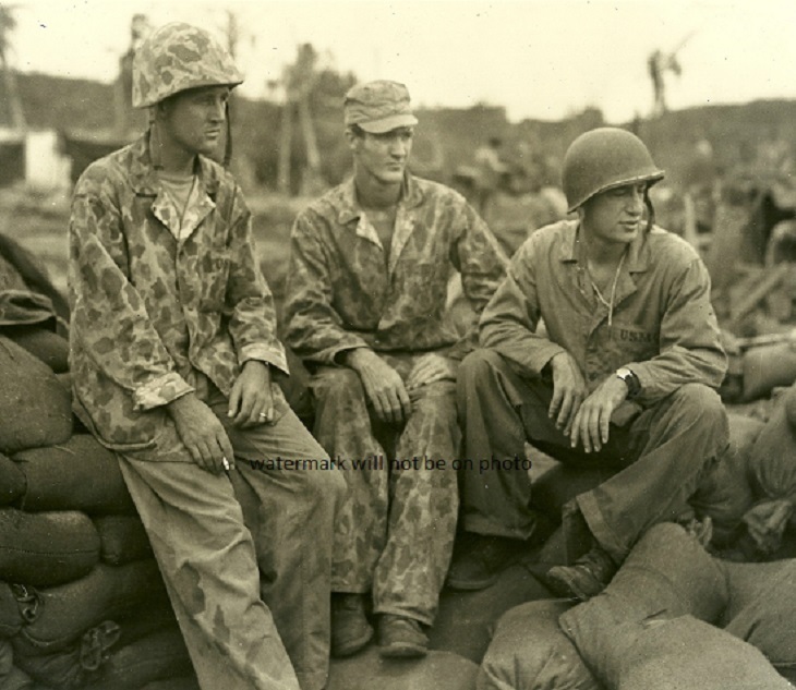 U.S. Marines in Guam 8″x 10″ World War II WW2 Photo 357