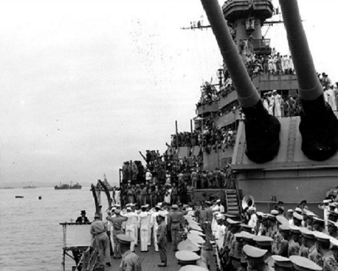 Japan Signing Surrender USS Missouri 8″x 10″ WW II WW2 Photo Picture 724