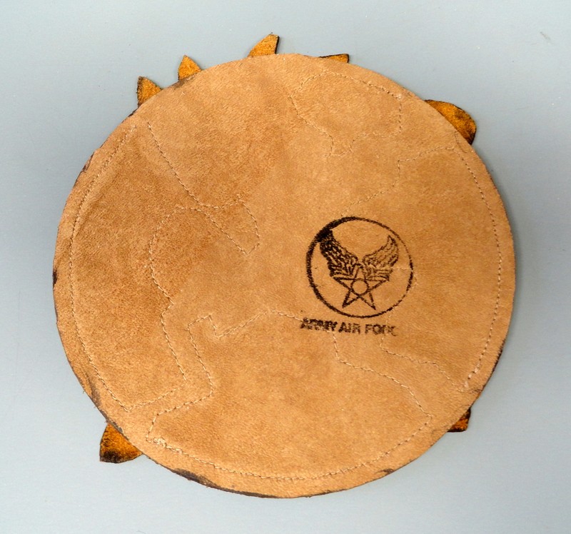 WWII USAAF 334TH FS, 4TH FIGHTER GROUP LEATHER SQUADRON PATCH gallery