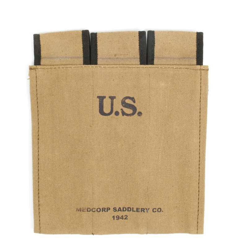 U.S. Reising Three Cell Magazine Pouch Marked U.S. gallery