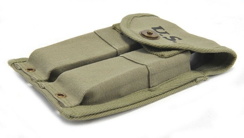 WW2 RIGGER MADE M1 CARBINE MAGAZINE POUCH gallery