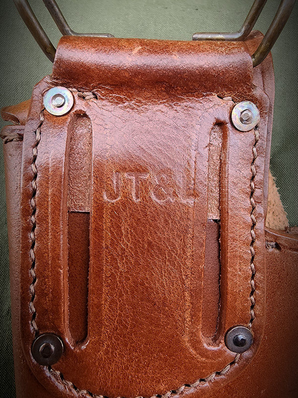 US S&W Victory Model Revolver Holster Brown Leather .38 Special Shell Loops gallery