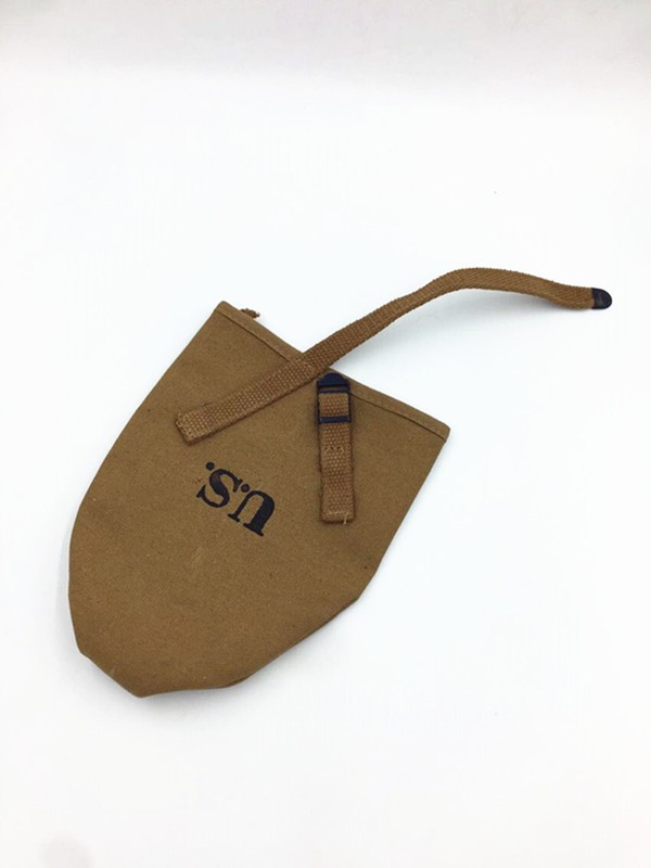 WW2 US Army Usmc Marine M1910 T-Handle Shovel Canvas Cover Pouch Khaki gallery