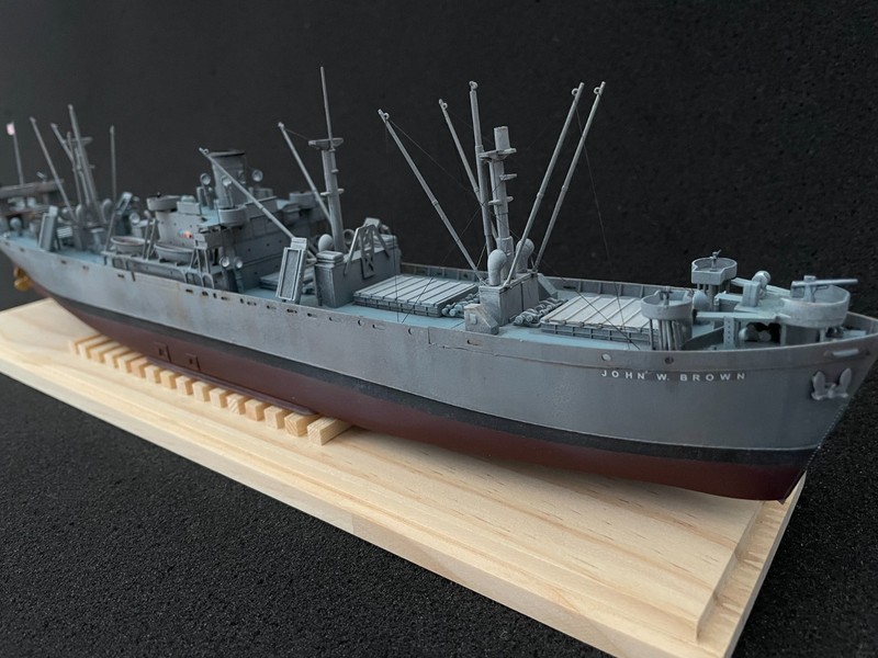 1/350,WW II Liberty Ship S.S JOHN W BROWN,Military model,gift,free shipping