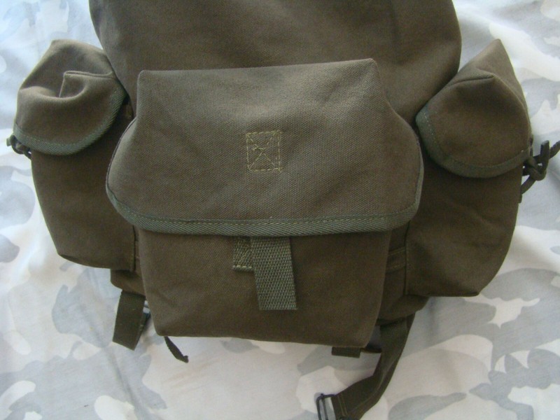 GREEN WW2 US Model.Haversack Canvas Field Bag Army Backpack Large gallery