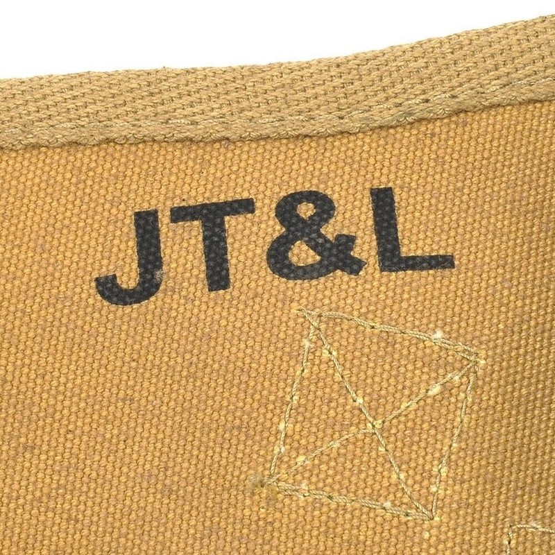 US WW2 M3 Khaki Canvas Colt 1911 .45 Tanker Shoulder Holster Marked JT&L gallery