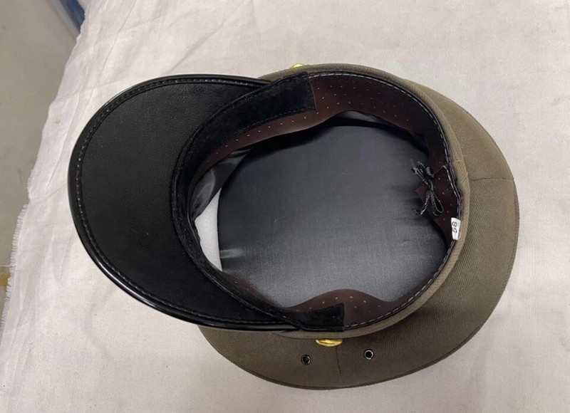 WW2 US American USAAF Army Military General Officers Crusher Visor Hat Cap gallery
