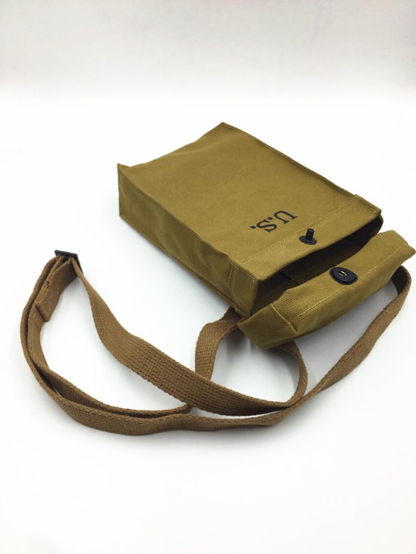 WW2 US ARMY PARATROOPER THOMSO AMMO POUCH ARTICLE 6 CAPACITY POUCH gallery