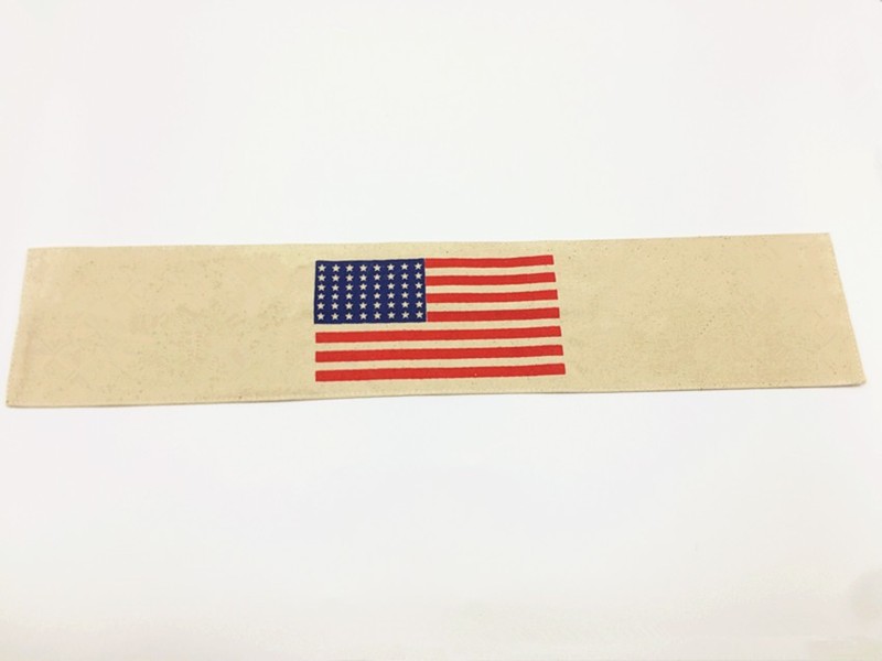 WW2 US ARMY AIRBORNE/PARATROOPER 48 STAR AMERICAN FLAG ARM BAND
