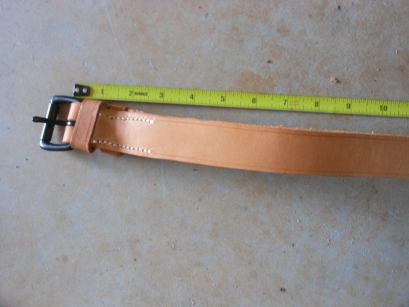 US Armored Vehicle / Tank Tool Strap, New, WWII, Leather, Reproduction QBDX2DG gallery