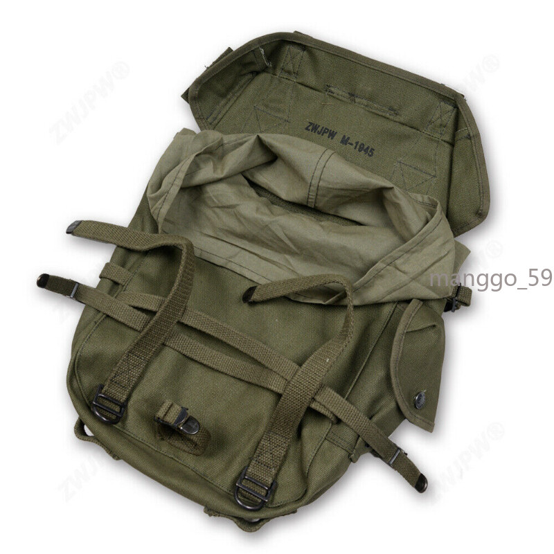 WWII Korean War US Army M1945 Pack Army Backpack Military Green Film Prop Gift gallery