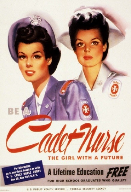 Be a Cadet Nurse War Effort 13X19 World War II WW2 Photo Poster 3