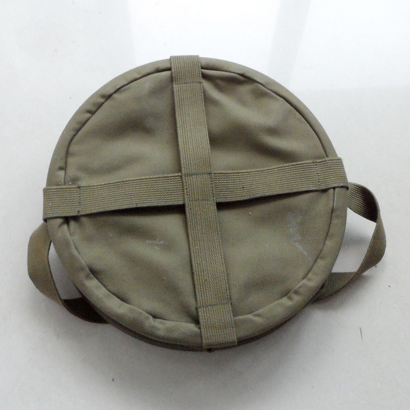 WW2 US Army Canvas Bucket Folding Water breaker Camping Bag gallery