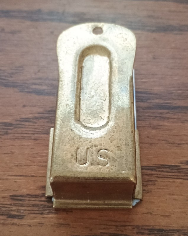 US WWII Brass Cricket D-Day Signaling Clicker Military Clacker Replica