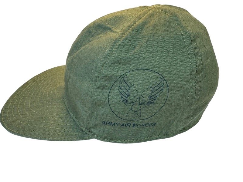 WWII USAAF A3 A-3 HBT MECHANICS CAP 58cm