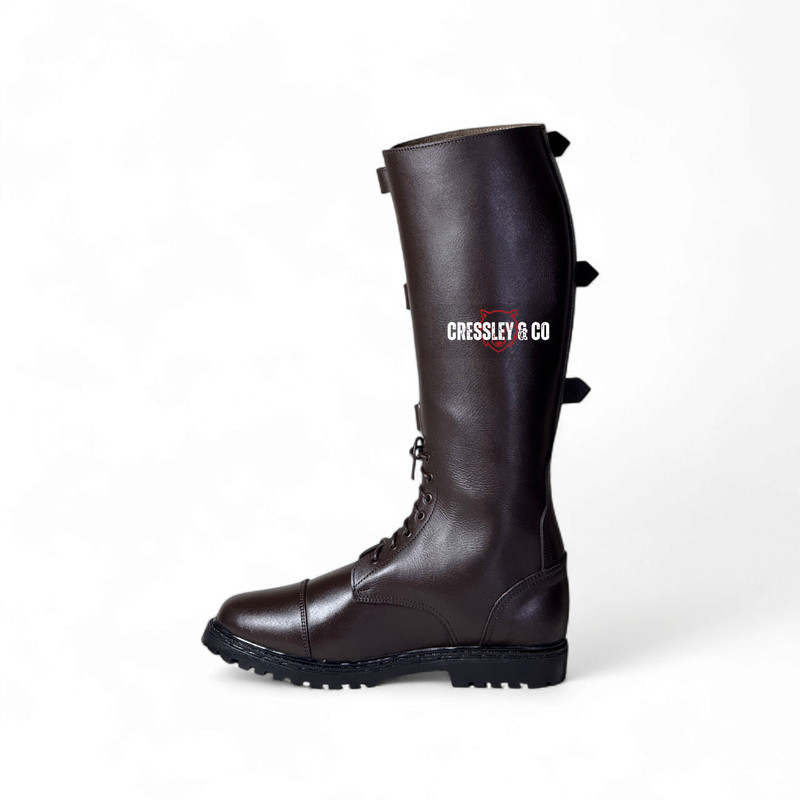 US M40 CAVALRY 3 BUCKLE OFFICER RIDING BOOTS WITH RUBBER SOLE – Made to Size gallery