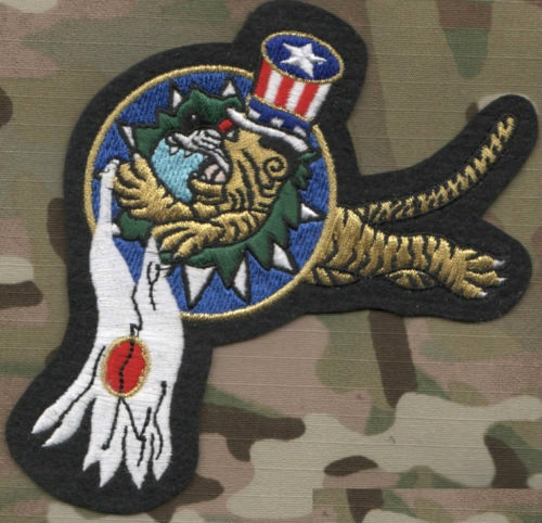 LEGENDARY HISTORICAL WWII AVG SSI: US Army Air Force Flying Tigers Leaping Tiger
