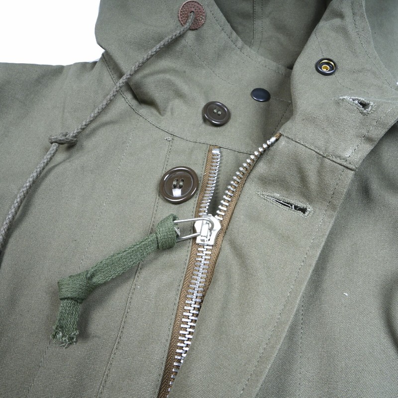 repro WWII US Army M47 Parka Overcoat Coat Cotton Size XL gallery