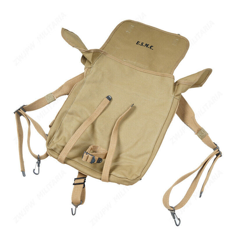 WW2 USMC M1941 Haversack Tactical Field Military Hunting Replica Backpack gallery