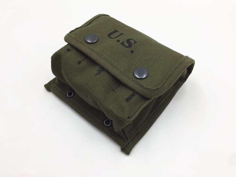 WW2 US MILITARY ARMY M2 M1945 GUNGLE FIELD FIRST AID KIT POUCH BAG WITH US gallery