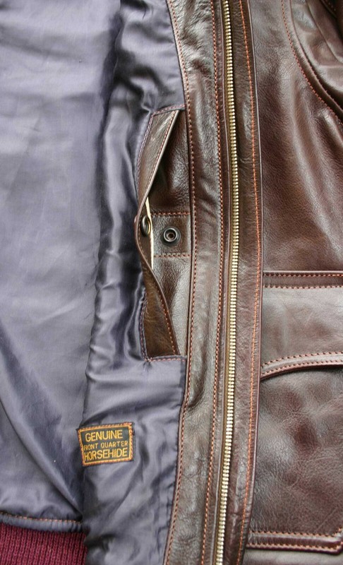 MONARCH Pre WW-2 REPRO AN-J-3, A-2 Type HORSE HIDE LEATHER FLIGHT JACKET BUILD gallery