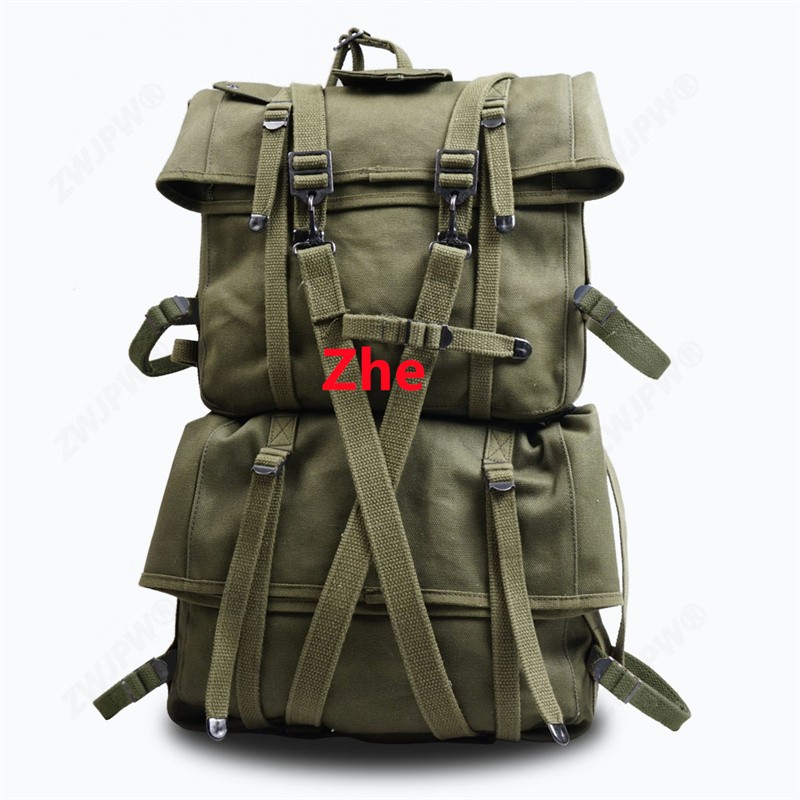 Replica USMC M1944 WW2 Haversack Military Backpack Upper+lower Bag Set