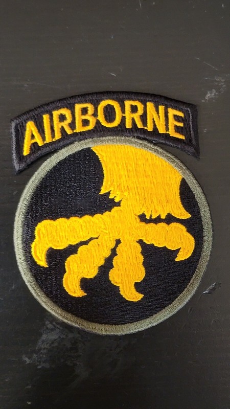 Repro WW2 US Army Airborne 17 Division PIR Parachute Infantry Regiment Patch 157