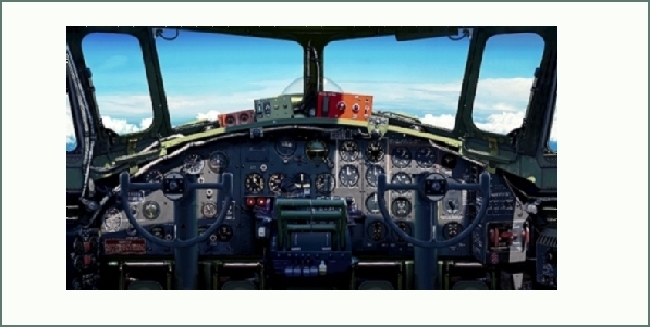 B-17 B17 WWII Aircraft Instrument Panel w/Gauges 6 Foot Lifesize Poster gallery
