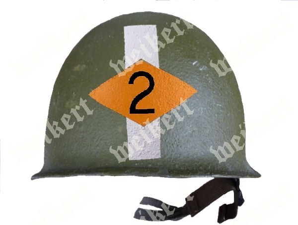 Water decals DEC832 insignia for US ARMY helmets - 2nd RANGERS with Officer Bar